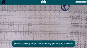 «ظهرت الآن» رابط نتائج السادس الإعدادي الدور الأول في العراق